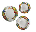 Set de mesa italiano Prospero de 18 piezas de Brandani Gift Group.
