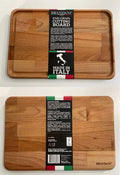 Tabla de cortar Faggio de Brandani con dimensiones 30x20x2 cm, vista superior.