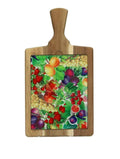 Tabla de cortar Le Primizie con diseño decorativo, marca Brandani.