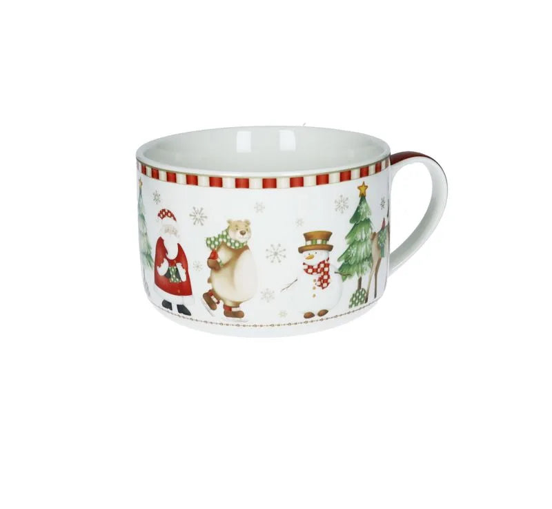 Taza de desayuno Racconti de Brandani, con diseño italiano y acabado cuidado.