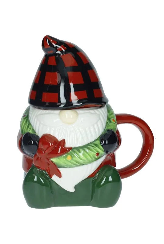 Taza Gnonno con sombrero tartán, diseño de Brandani Gift Group.