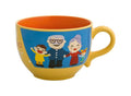 Taza Jumbo Abuelos Stoneware de gres con diseño italiano, vista frontal.