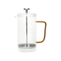 Tisanera Bridge de 1 litro en vidrio borosilicato de color ámbar.