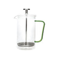 Tisanera Bridge Verde 60cl en vidrio borosilicato con tapa y asa.