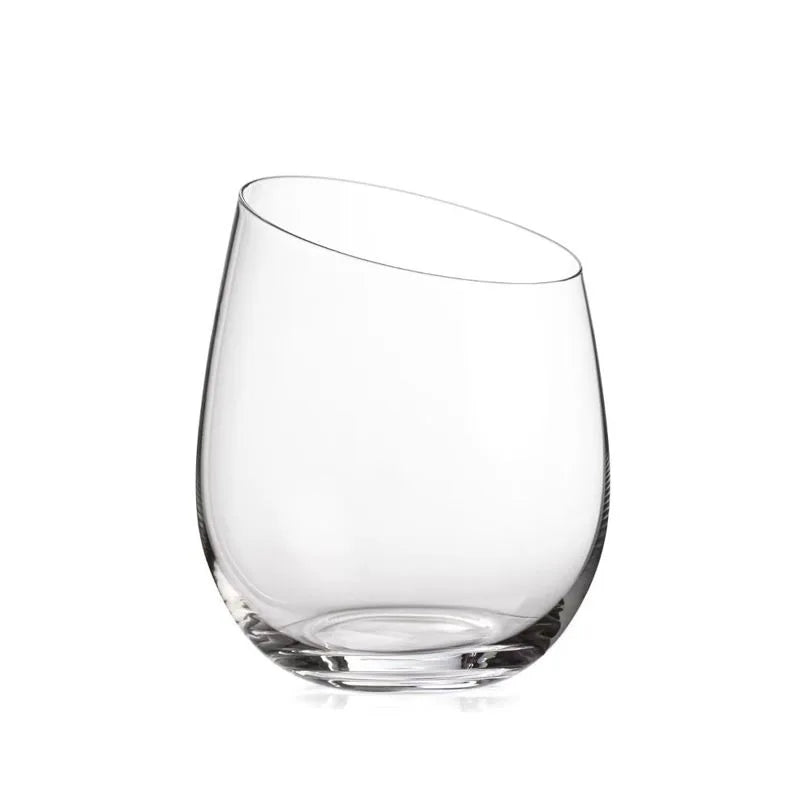Vaso Bocca di Lupo de Brandani, un jarrón de diseño italiano en color neutro.