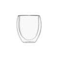 Vaso De Borosilicato (doble Pared) C/plato. Set 2 Piezas — Brandani Gift Group
