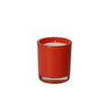 Vela perfumada roja con aroma a romero, diseño italiano.